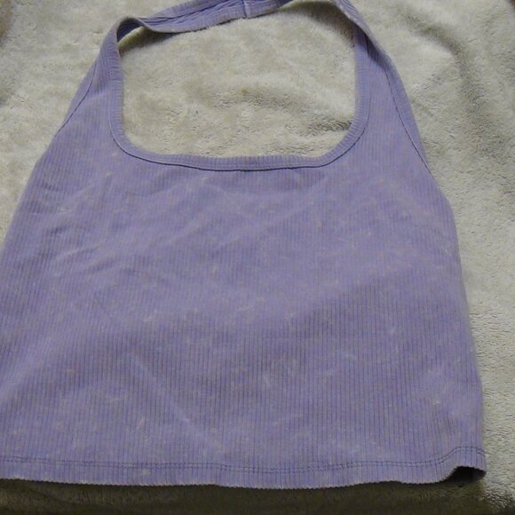 Women's Ribbed Halter Top - Wild Fable Lilac Juniors Sizes - Picture 5 of 13